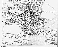 mapa ferroviario argentino años 1950 red troncal, generada por IA
