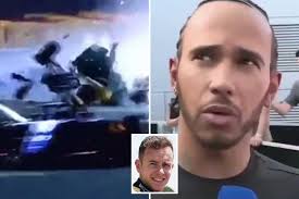 Lewis Hamilton in shock after witnessing Anthoine Hubert’s fatal crash  while giving TV interview