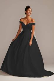 A wedding in a dream indicates that there is a new beginning in attitude to a lover or life in general. Black Wedding Dresses Gowns Plus Petite David S Bridal