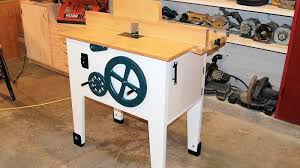 Build A Router Table With Integrated Lift Mechanism Homemade Router Table Making A Router Table Router Table