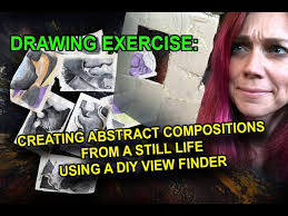 Doris Charest art: Abstract Artist Tips- Using a viewfinder #short