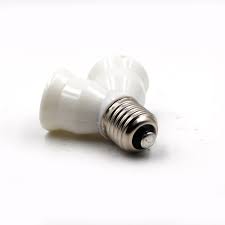 E27 To 2 E27 Light Lamp Bulb Adapter Converte Fireproof Material 2e27 Y Shape Splitter Adapt Lamp Holder Converter Socket 1pcs Lamp Holder Converters Aliexpress