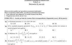 Rezultatele de la simularea examenelor de bac 2019 vor fi afișate pe 29 martie. Modele De Subiecte GrilÄ Pentru Simulare Bac 2019 Vezi Modelele De Subiecte GrilÄ De MatematicÄ Èi Istorie Publicate Èi Retrase De Minister In Octombrie La Primul Scandal In Jurul Grilelor La Examen
