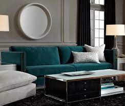 Deep orange and teal living room. I Like Teal Sofa Qc Girl S Nook Teal Sofa Living Room Teal Living Rooms Teal Living Room Decor