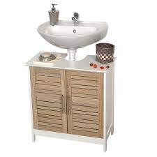 Get all of your bathroom supplies organized and stored with a new bathroom cabinet. Non Pedestal Bath Under Sink Vanity Cabinet Stockholm Oak Overstock 17000809