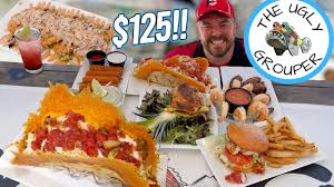 Maybe you would like to learn more about one of these? 125 Ugly Grouper Man Vs Seafood Challenge W Cheesy 2lb Fish Taco Youtube