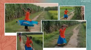 Indian girls didi challenge in indian style. Talent Waiting To Be Discovered Village Girl S Dancing Skills Impress Madhuri Dixit Trending News The Indian Express
