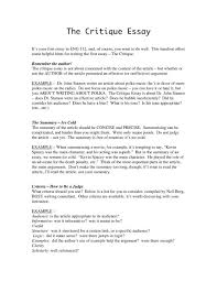 Checklist for critiquing book, paper, novel or article. 012 Essay Example P1 How To Write An About Thatsnotus