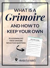 What Is A Grimoire And How To Keep Your Own Mumbles Things