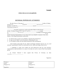 Power of attorney has no legal importance until and unless it is being authorized and signed by an authority who is supposed to validate power of attorney form. General Power Of Attorney Sample Free Download