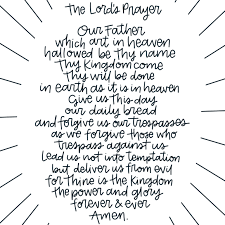 Our Father Who Art In Heaven Hallowed Be Thy Name Thy Kingdom Come Song Art Print Pdf Modern Lord S Prayer Printable Download Art Etsy In 2020 The Lords Prayer Prayers Words Of Comfort