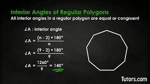 In every polygon, the exterior angles always add up to 360°. What Are The Interior Angles Of A Nonagon