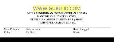 Berikut ini adalah contoh soal ulangan akhir semester (uas) mata pelajaran pjok (penjasorkes) semester 1 (ganjil/gasal) kelas 10 (x) sma/ma. Soal Jawaban Pat Bahasa Jawa Kelas 2 Semester Genap Tahun 2021 Info Pendidikan Terbaru