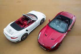 Maybe you would like to learn more about one of these? Porsche 911 Turbo S Cabrio Vs Ferrari California T Twin Test Review 2015 Car Magazine