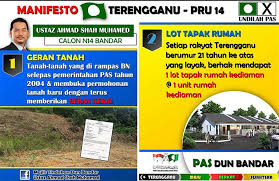 Jadual 1 aturan 2 kanun tanah negara permohonan tanah kerajaan bil. Manifesto Pas Terengganu 1 Ustaz Ahmad Shah Muhamed Facebook