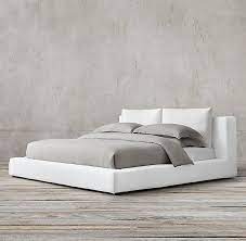 If so, you're in the right place! Cloud Platform Slipcovered Bed Platform Bed Upholstered Platform Bed White Platform Bed