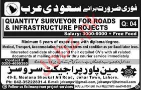 Contact email of director genaral in all foods items @gmail.com @hotmail.com. Quantity Surveyor Jobs Open In Saudi Arabia 2019 Job Advertisement