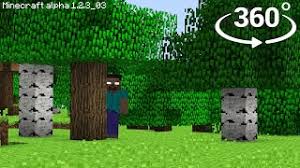 Herobrine caught on camera ep 1. Herobrine In 360 Minecraft Vr 4k Horror Video Youtube