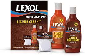 Amazon Com Lexol Leather Cleaner And Conditioner And Sponge Kit For Use On Leather Apparel Furniture Auto Interiors Shoes Handbags And Accessories Automotive