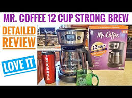 This medium roast ground coffee is an approachable blend with a fuller body than light roast coffees, perfect for sipping throughout the day. Detailed Review Mr Coffee 12 Cup Programmable Strong Brew Selector Maker Unboxing Bvmc Mmx23 Youtube