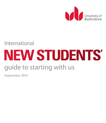 International New Students Guide To Starting With Us by University of  Bedfordshire