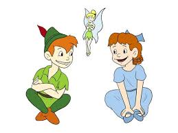 Peter Pan Wendy Darling And Tinkerbell Peter Pan And Tinkerbell Peter Pan Fairy Friends
