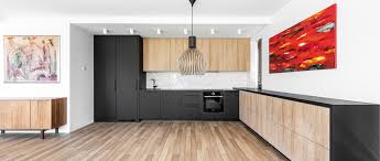 This reflective material is available in a plethora of colors to complement all sorts of kitchens. Egger Group Atlantic Plywood