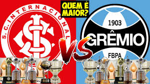 Estou curioso com o jogo de hoje. Quem Tem Mais Titulos Internacional X Gremio Youtube