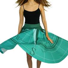 Compass Rose Twirl Skirt In 2020 Twirl Skirt Skirts Skirts With Pockets