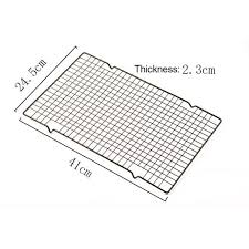 Stainless Steel Nonstick Cooling Rack Mesh Grid Baking Tray For Biscuit Drying Stand Wire Pan Baking Rack Bakeware Review Tray Bakes Cooling Racks Bakeware