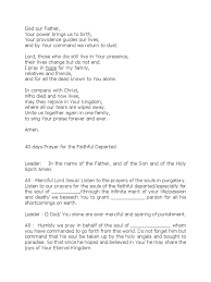 It seems to have been a time of reflection, prayer and remembrance. 40 Days Prayer For The Faithful Departed God The Father Eternal Life Christianity