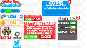 Check out gun simulator 💥. New Concept Ui Pack Art Design Support Devforum Roblox