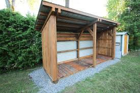 If you've wondered how to frame a lean to roof off a pole barn, this video will show you how i did it. Timber Frame Lean To Shed Arts Crafts Garden Shed And Building Ottawa By Maisons Chicoine Homes Houzz Ie