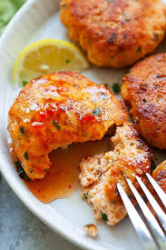 Prepare 1/4 cup of plus 1 tbs. Salmon Patties With Fresh Salmon Salmon Cakes Rasa Malaysia