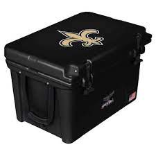 When shipped, the legs on the ice chest needs to be attached upon delivery. New Orleans Saints Chest Coolers Coolers The Home Depot