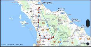 What Is The Distance From Hat Yai Thailand To Betong Thailand Google Maps Mileage Driving Directions Flying Distance Fuel Cost Midpoint Route And Journey Times Mi Km