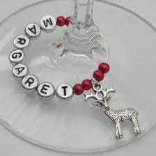 Check spelling or type a new query. Traditional Reindeer Personalised Wine Glass Charm