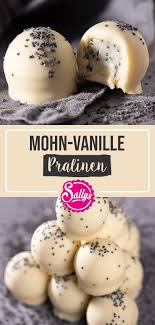 Mohn Vanille Pralinen Bourbon Vanille Mohn Truffel Pralinen Selber Machen Rezept Pralinen Selber Machen Lecker