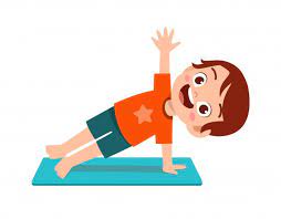 Feliz Nino Pequeno Nino Y Nina Hacen Pos Premium Vector Freepik Vector Mujer Boy Or Girl Yoga For Kids How To Do Yoga