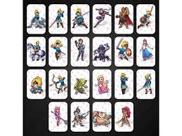 22pcs Full Set Zelda Botw Amiibo Nfc Pvc Tag Cards For Ns Switch Wii U