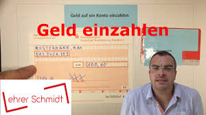 Bin sooo knapp bei kasse und reh bald durch. Geld Auf M Ein Konto Einzahlen Arbeit Wirtschaft Geld Lehrerschmidt Youtube