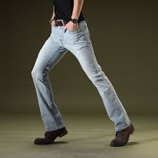 There are 1217 mens bell bottom jeans for sale on etsy, and they cost $73.84 on average. Mens Business Casual Slim Flared Jeans Long Denim Pants Men S Flare Bell Bottom Jeans For Men Boot Cut Stretch Jeans Homme Blue Jeans Aliexpress