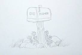 To begin your basic dot plot, draw a line long enough to hold all of your data. Rural Mailbox A Watercolour Demo Wetcanvas Online Living For Artists