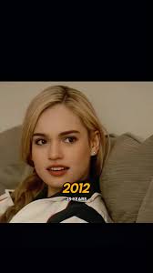 Lily James through the years #lilyjames #fyp #hot #throughtheyears  #evolutionchallenge #colorchangechallenge #movie