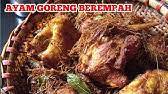 2 sudu besar biji ketumbar 1 sudu. Cara Buat Ayam Goreng Berempah Paling Simple Sedap Resepi Ayam Berempah Mudah Lina Pg Youtube