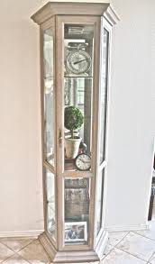 You can store blankets, books, china. Curio Cabinet Painted With French Linen Chalk Paint Distressed And Then Sealed With Clear Wax Done B Painted Curio Cabinets Curio Cabinet Decor Curio Cabinet