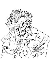 Free batman printables to print and color. The Joker Coloring Pages Coloring Home