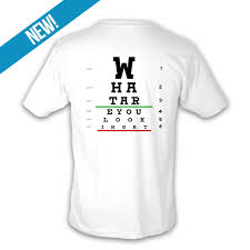 Eye Chart T Shirt Unisex