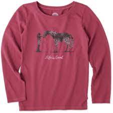 Check spelling or type a new query. Life Is Good Besties Horse Long Sleeve Crusher Tee Kids Campsaver