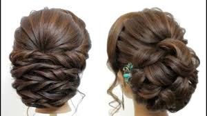 24.medium brown blonde ombre hair. Bridal Updos Wedding Prom Hairstyles For Long Hair Youtube